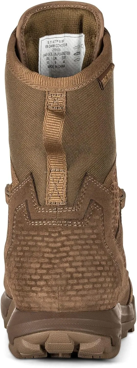 5.11 Tactical Mens A/T All-Terrain 8 Leather Side Zip Boots, Style 12444