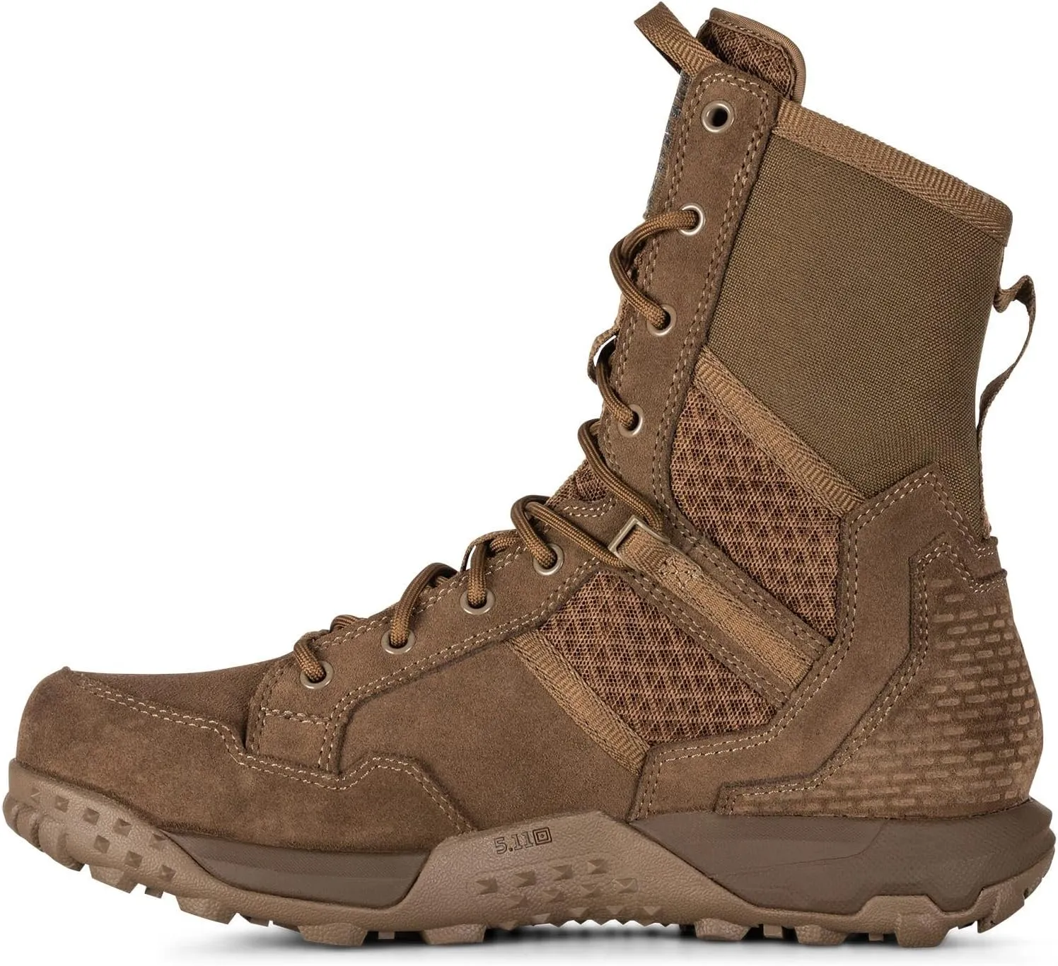 5.11 Tactical Mens A/T All-Terrain 8 Leather Side Zip Boots, Style 12444