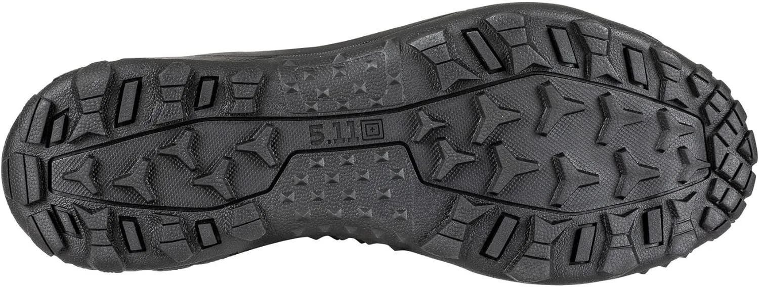 5.11 Tactical Men's Work Boots, 6-Inch, Side Zipper, All Terrain Boot, Black, Style 12439ABR