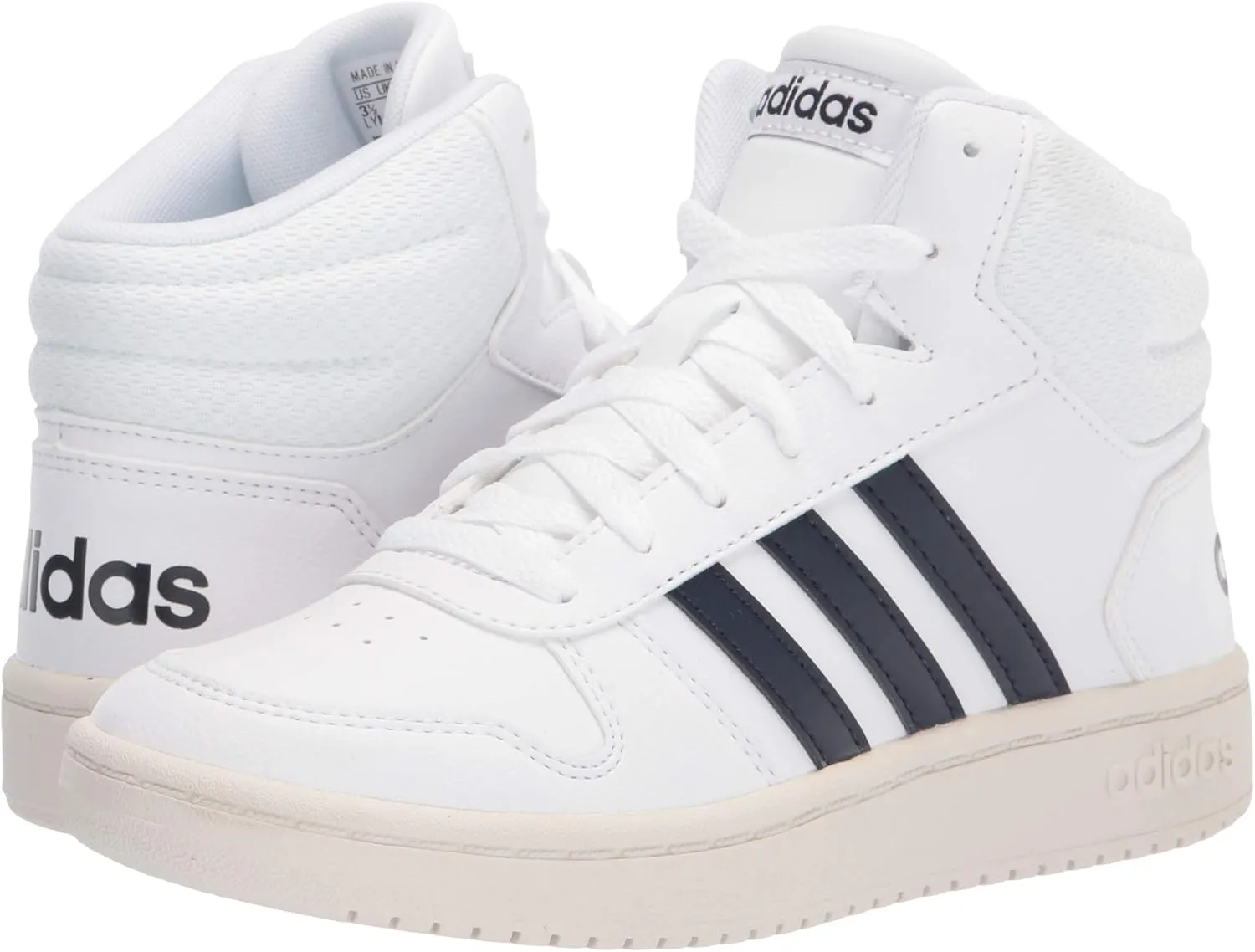 adidas Boys' Hoops 2.0 Mid Ankle Basketball Shoe