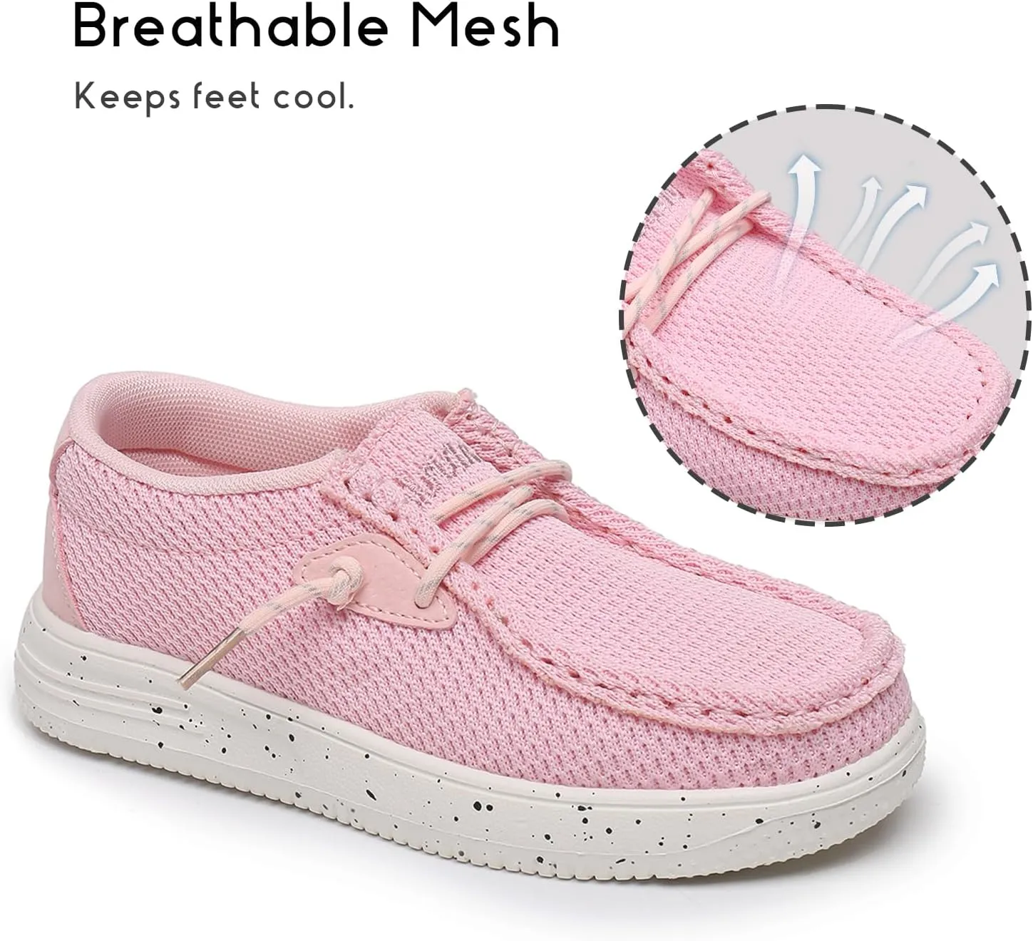 Ahannie Kids Boys Girls Loafers Slip On Casual Lightweight Walking Shoes(Toddler/Little Kid/Big Kid)