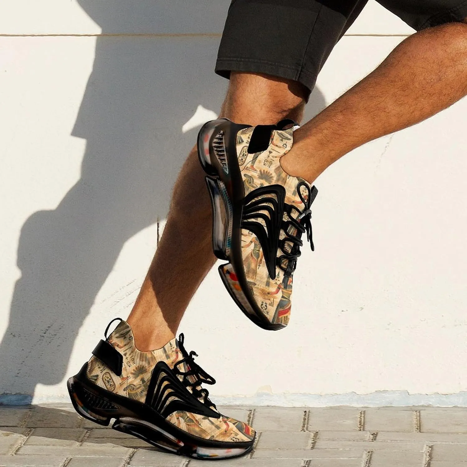 Ancient Egypt Men's Running Shoes Lightweight Walking Shoe Breathable Sneaker