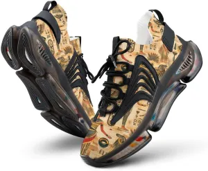 Ancient Egypt Men's Running Shoes Lightweight Walking Shoe Breathable Sneaker