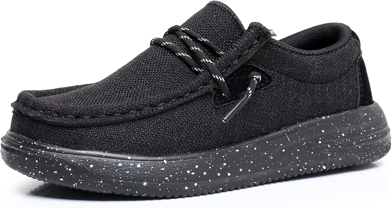 Apakowa Kids Boys Girls Loafers Slip-On Lightweight Comfortable Shoes (Toddler/Little Kid/Big Kid)