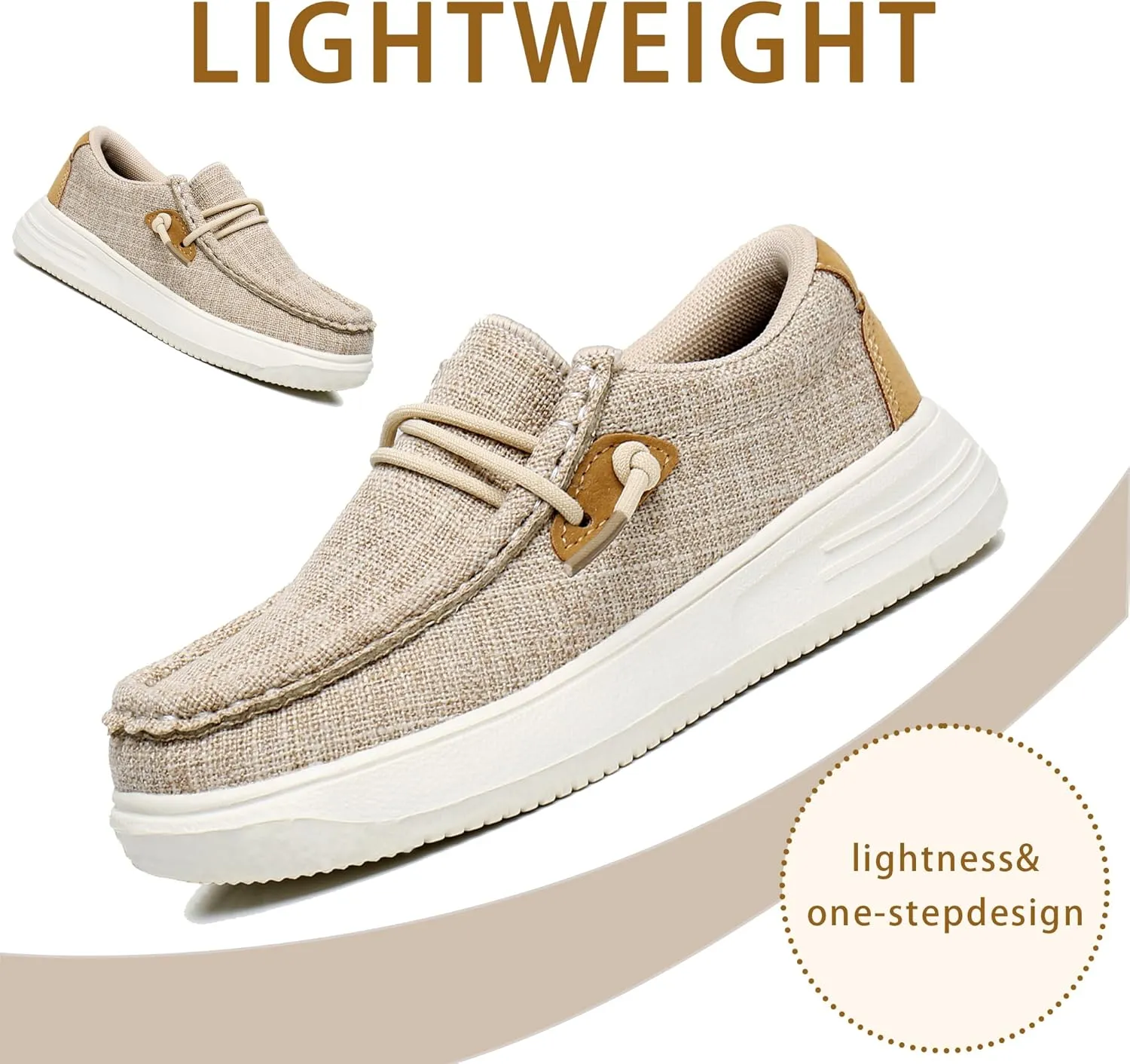 Apakowa Kids Boys Girls Loafers Slip-On Lightweight Comfortable Shoes (Toddler/Little Kid/Big Kid)