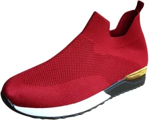 Arch Support Dress Shoes for Women Plantar Fasciitis Slip On Walking Shoes for Women Wide Women Slip On Shoes Casual Mule Chunky Platform High Sneakers for Women Zapatos De Ejercicios para Mujer Gym