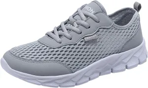 Arch Support Fitness Sneaker for Men Comfortable Breathable Stretch Canvas Slip on Sneaker Men's Recovery Shoes