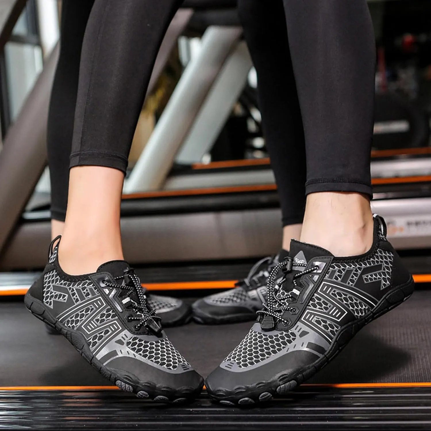 Arch Support Non Slip Minimalist Shoes for Men Casual Sneaker Mesh Breathable Walking Shoe Memory Foam Sneaker