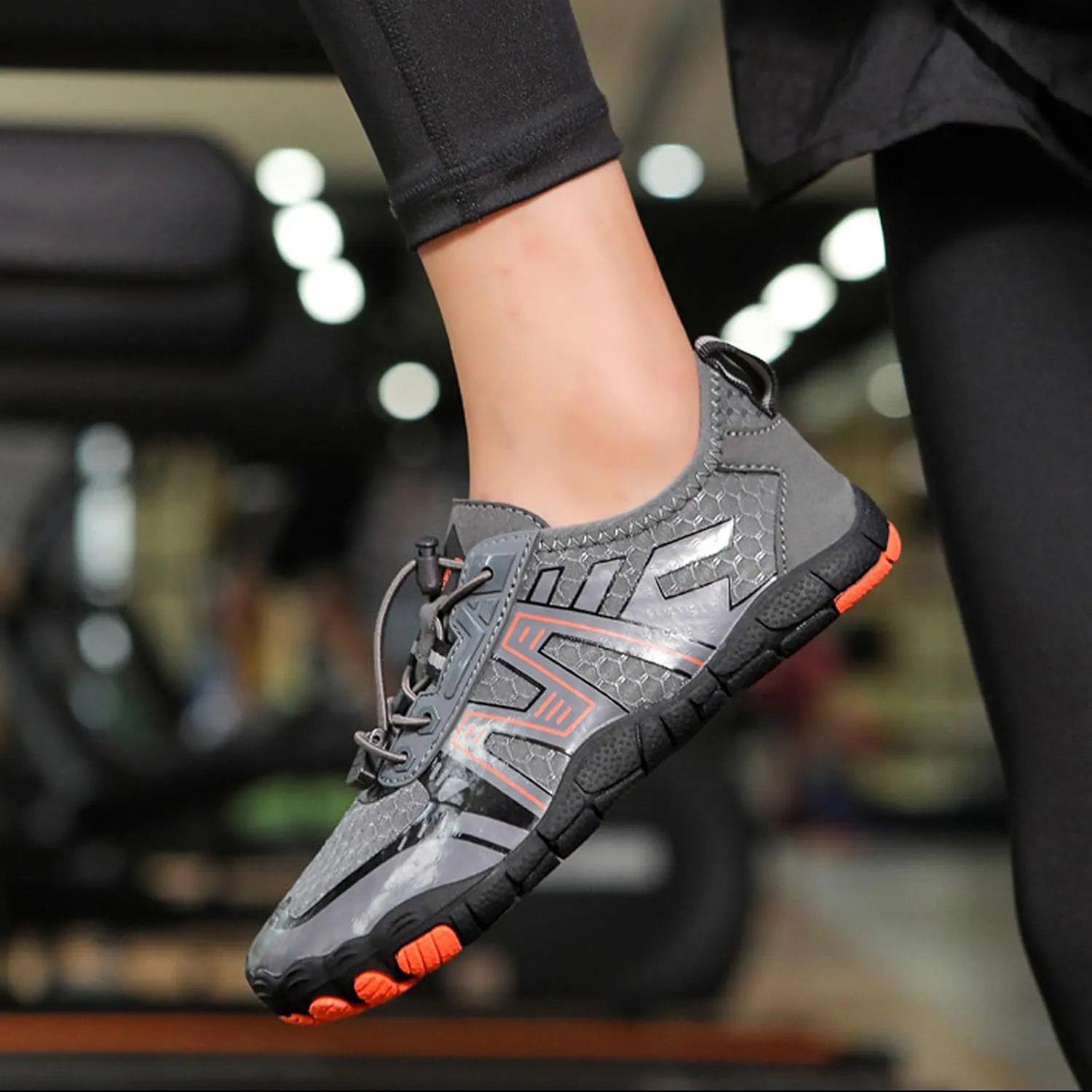 Arch Support Non Slip Minimalist Shoes for Men Casual Sneaker Mesh Breathable Walking Shoe Memory Foam Sneaker