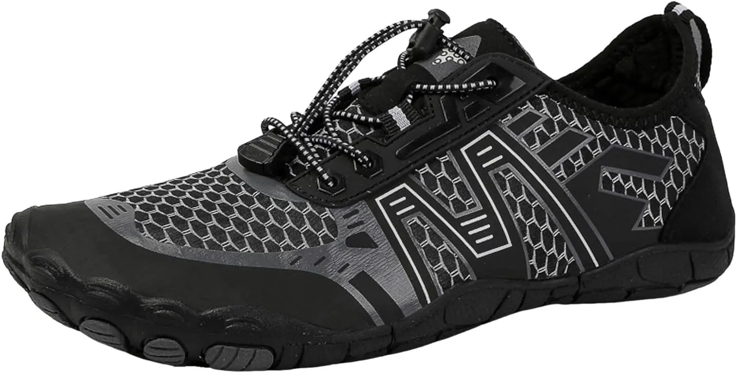 Arch Support Non Slip Minimalist Shoes for Men Casual Sneaker Mesh Breathable Walking Shoe Memory Foam Sneaker