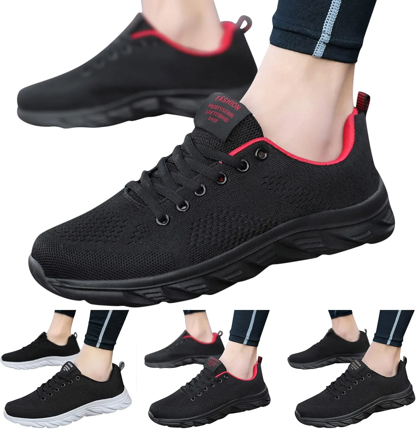 Arch Support Non Slip Minimalist Shoes for Men Non Slip Outdoor Running Sneaker Men's Comfortable Canvas Shoes
