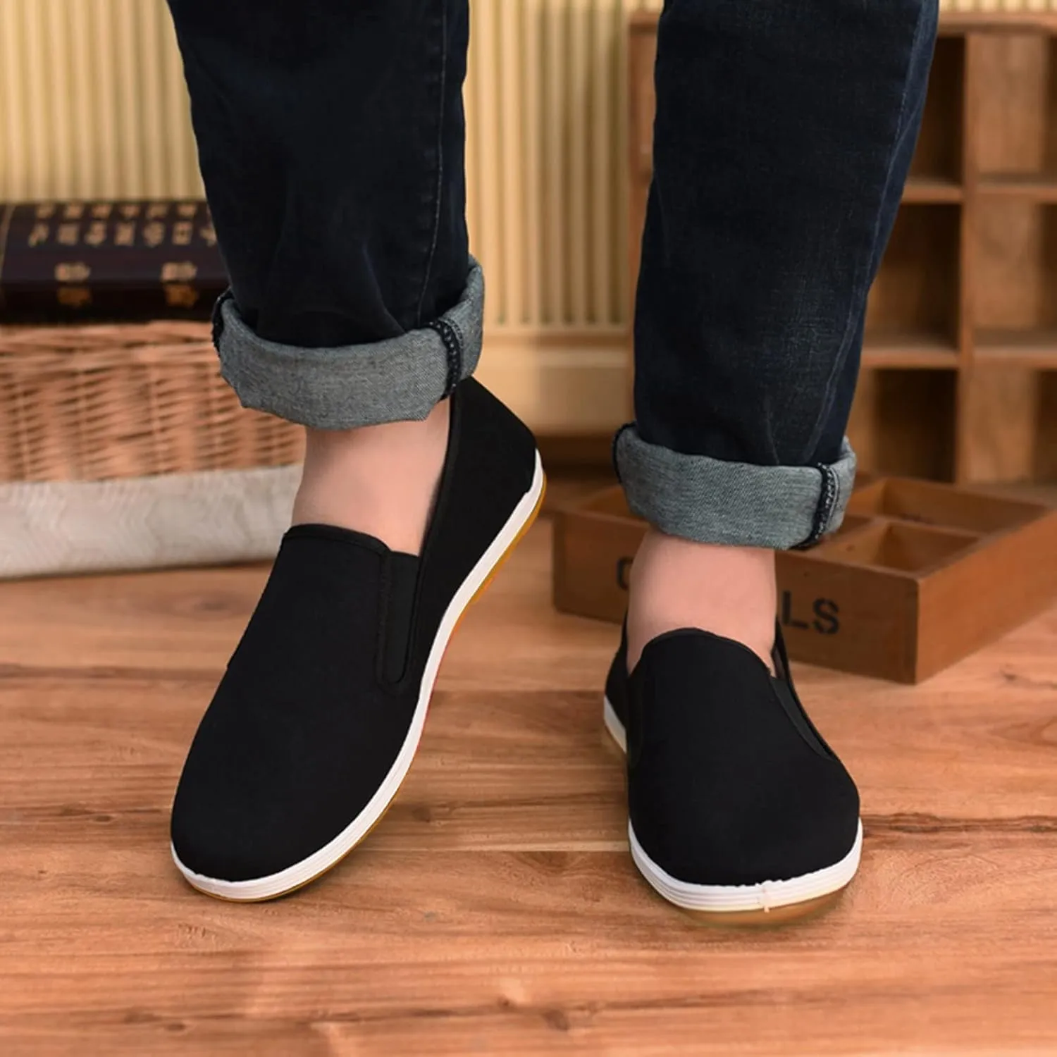 Arch Support Non Slip Minimalist Shoes for Men Supportive Running Athletic Sneaker Lightweight Minimalist Shoes