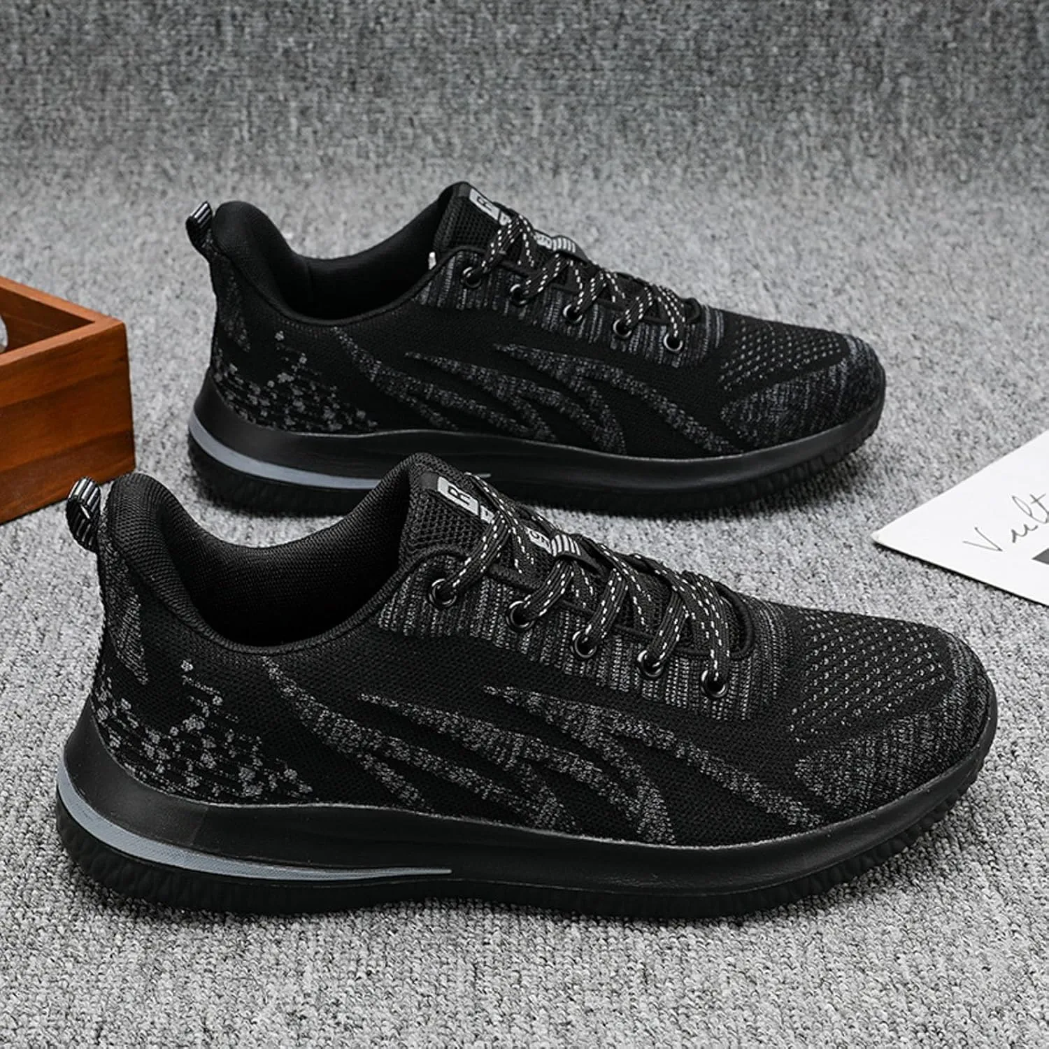 Arch Support Sports Shoes for Men Casual Sneaker Mesh Breathable Walking Shoe Outdoor Non Slip Jogging Sneakers