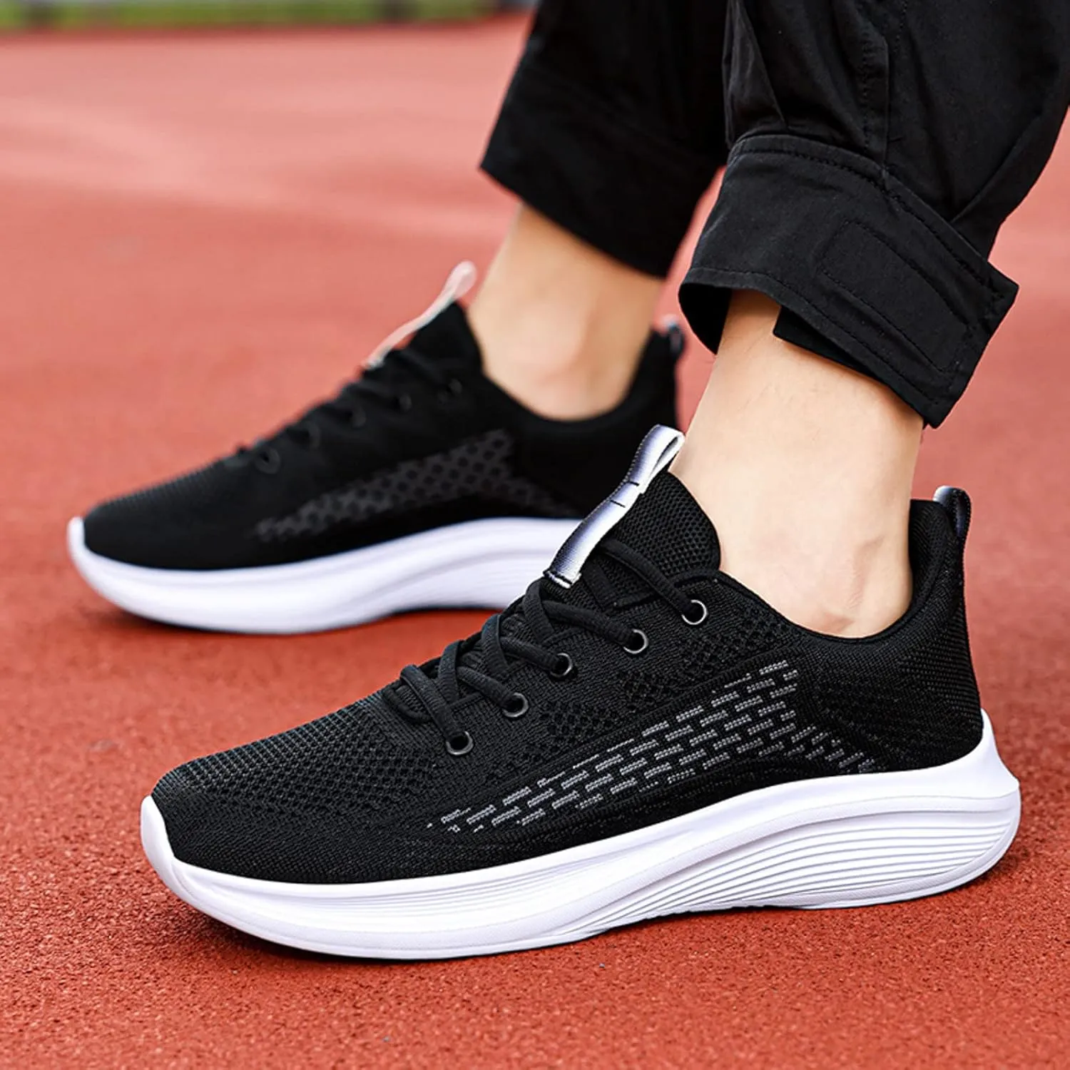 Arch Support Walking Shoes for Men Breathable and Light Outdoor Comfy Walking Shoe Lightweight Minimalist Shoes
