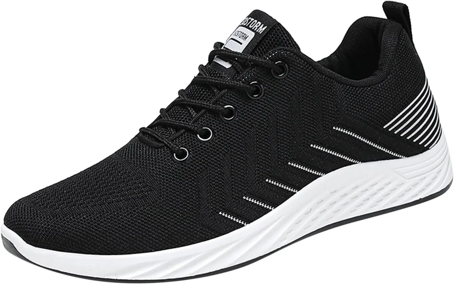 Athletic Fashion Sneakers for Men Comfortable Breathable Stretch Canvas Slip on Sneaker Lightweight Hiking Shoes