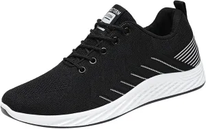 Athletic Fashion Sneakers for Men Comfortable Breathable Stretch Canvas Slip on Sneaker Lightweight Hiking Shoes