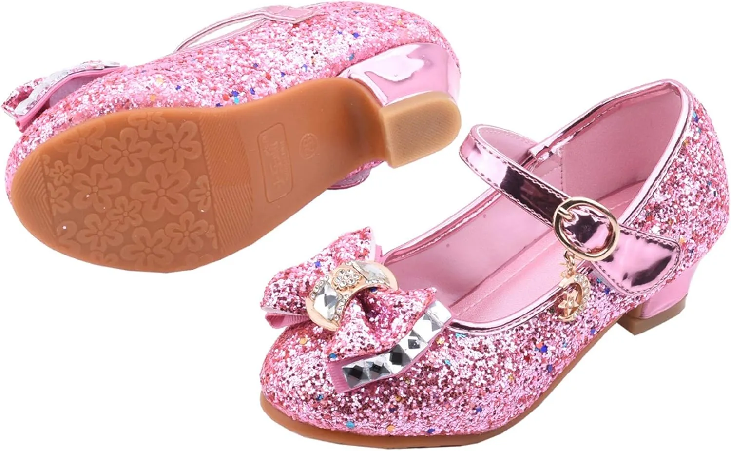 Baby Girl Shoes,Girls Pearl Sandals Bling Bowknot Kids Infant Shoes Crystal Baby Princess Baby Shoes Toddler Shoes