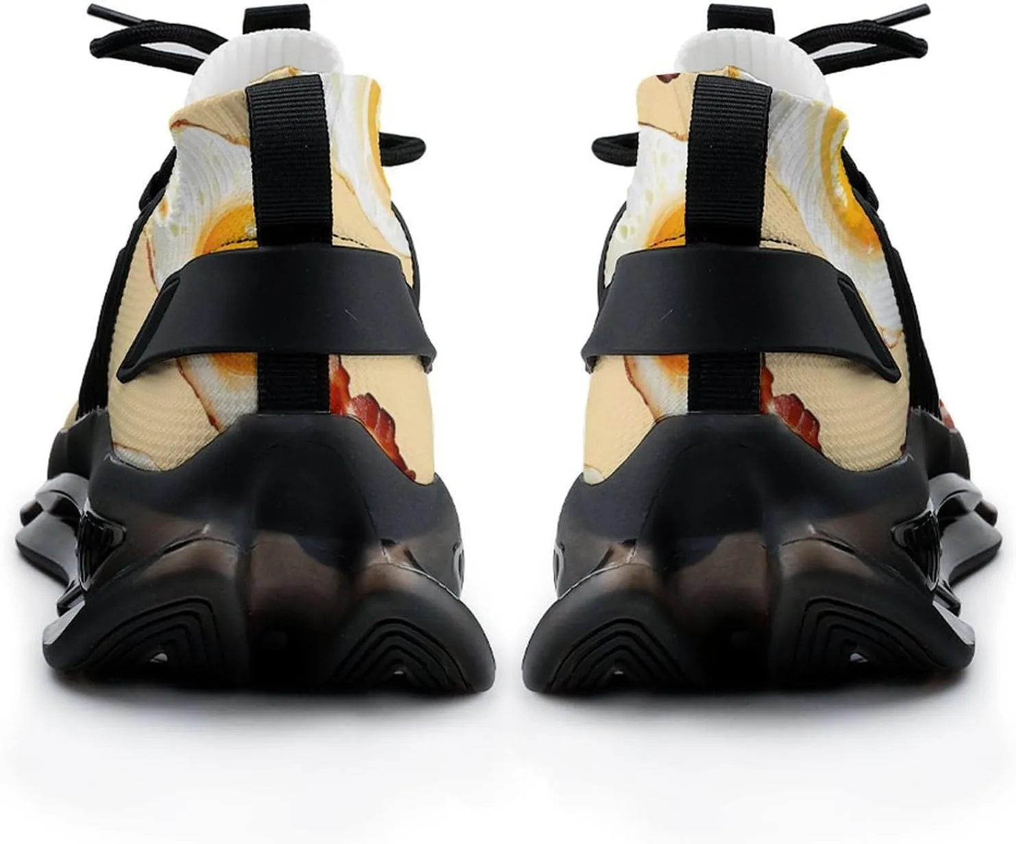 Bacon and Eggs Men's Running Shoes Lightweight Walking Shoe Breathable Sneaker