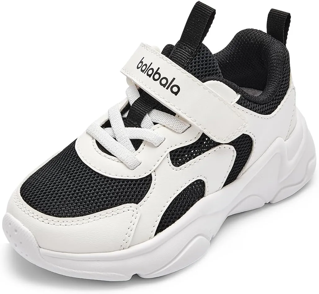 Balabala Kids Boys Girls Sneakers Walking Shoes Breathable Athletic Sport Running Tennis Shoes