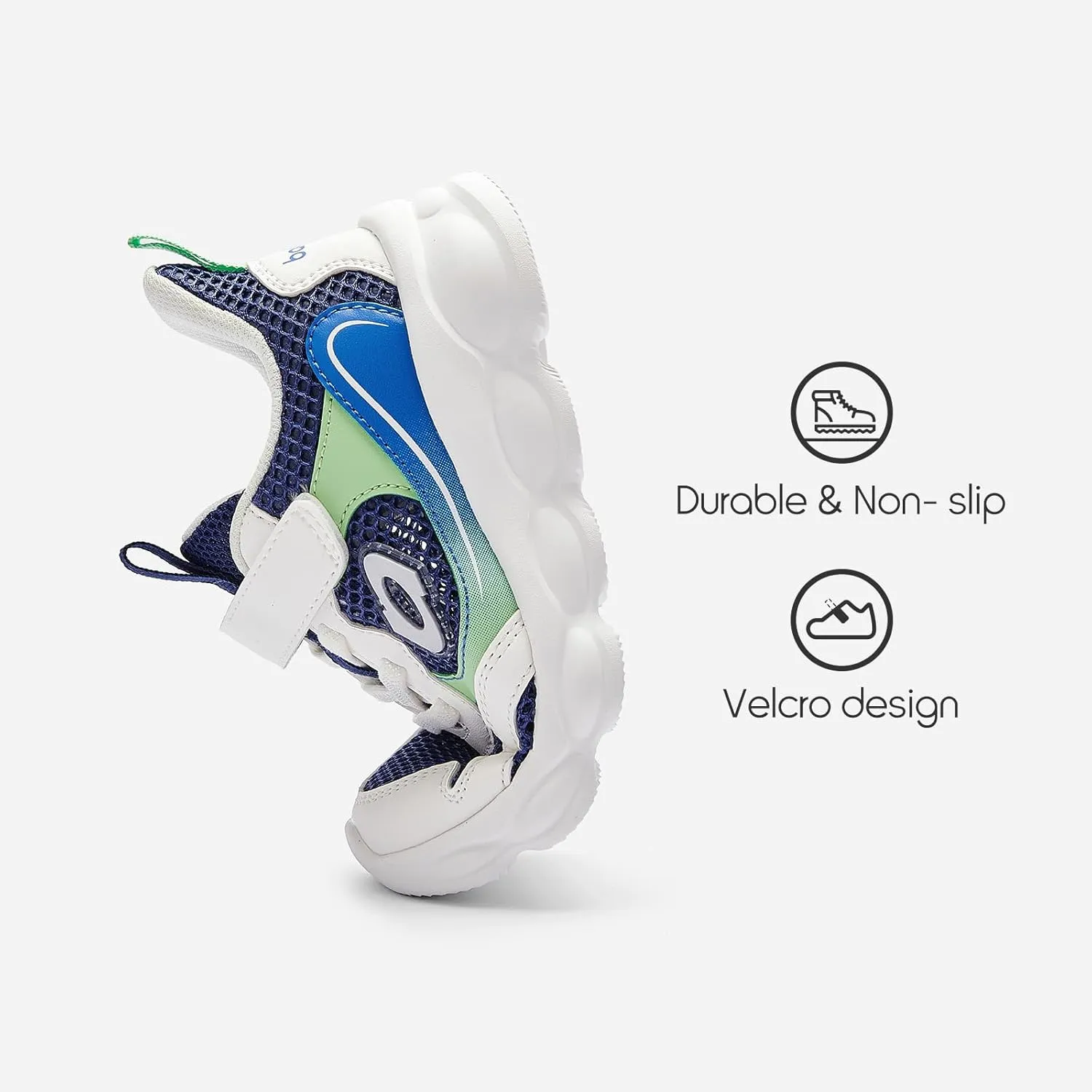 Balabala Kids Boys Girls Sneakers Walking Shoes Breathable Athletic Sport Running Tennis Shoes