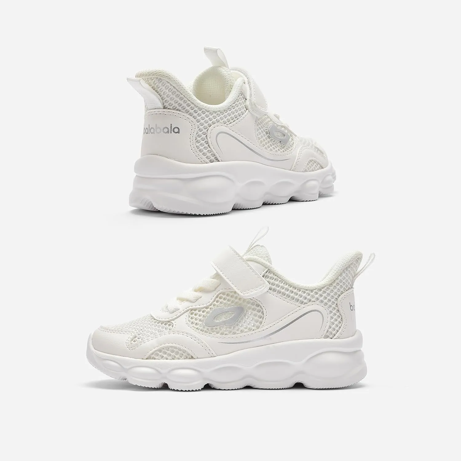 Balabala Kids Boys Girls Sneakers Walking Shoes Breathable Athletic Sport Running Tennis Shoes