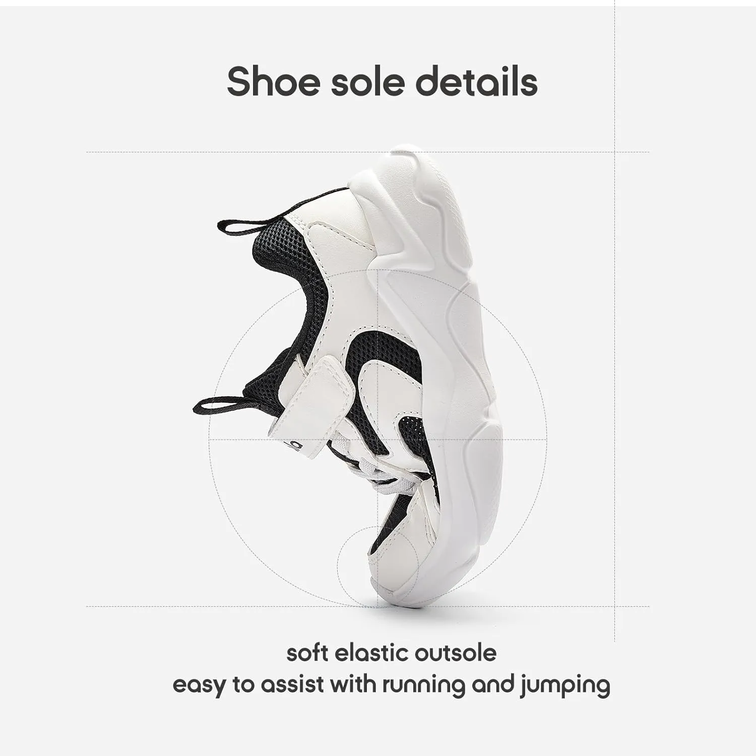 Balabala Kids Boys Girls Sneakers Walking Shoes Breathable Athletic Sport Running Tennis Shoes