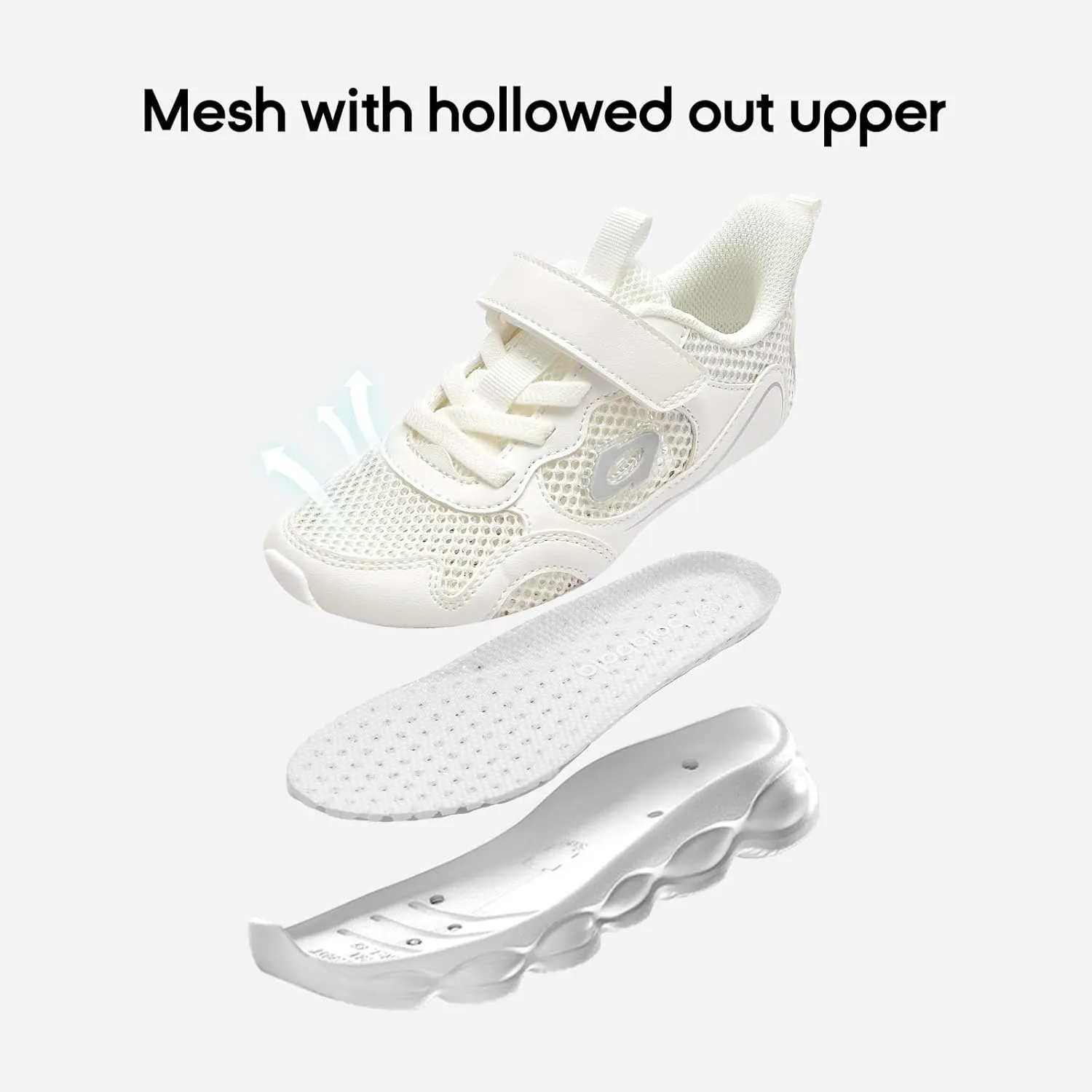 Balabala Kids Boys Girls Sneakers Walking Shoes Breathable Athletic Sport Running Tennis Shoes