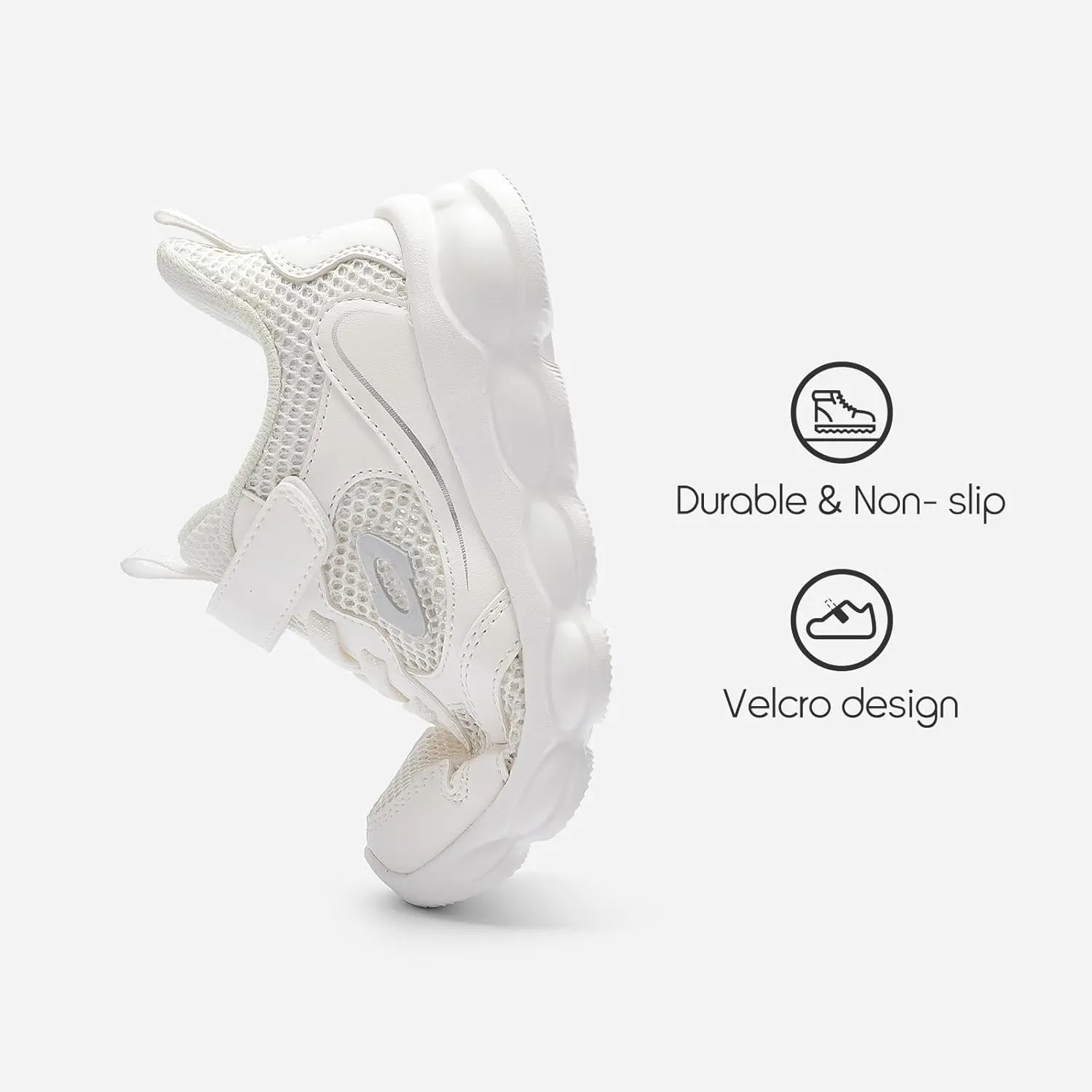 Balabala Kids Boys Girls Sneakers Walking Shoes Breathable Athletic Sport Running Tennis Shoes