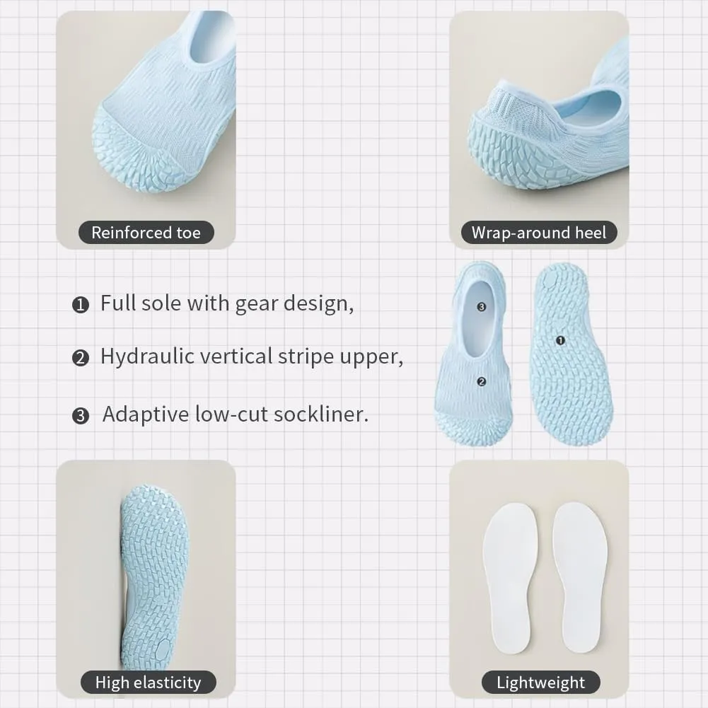 Barefoot Indoor Fitness Sneakers with Wide Toe Box Womens Training Minimalist Shoes Lightweight Sneakers for Gym, Pilates