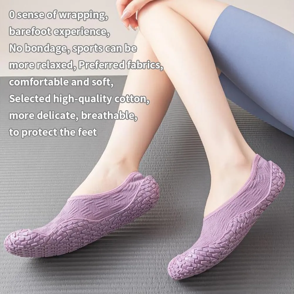 Barefoot Indoor Fitness Sneakers with Wide Toe Box Womens Training Minimalist Shoes Lightweight Sneakers for Gym, Pilates