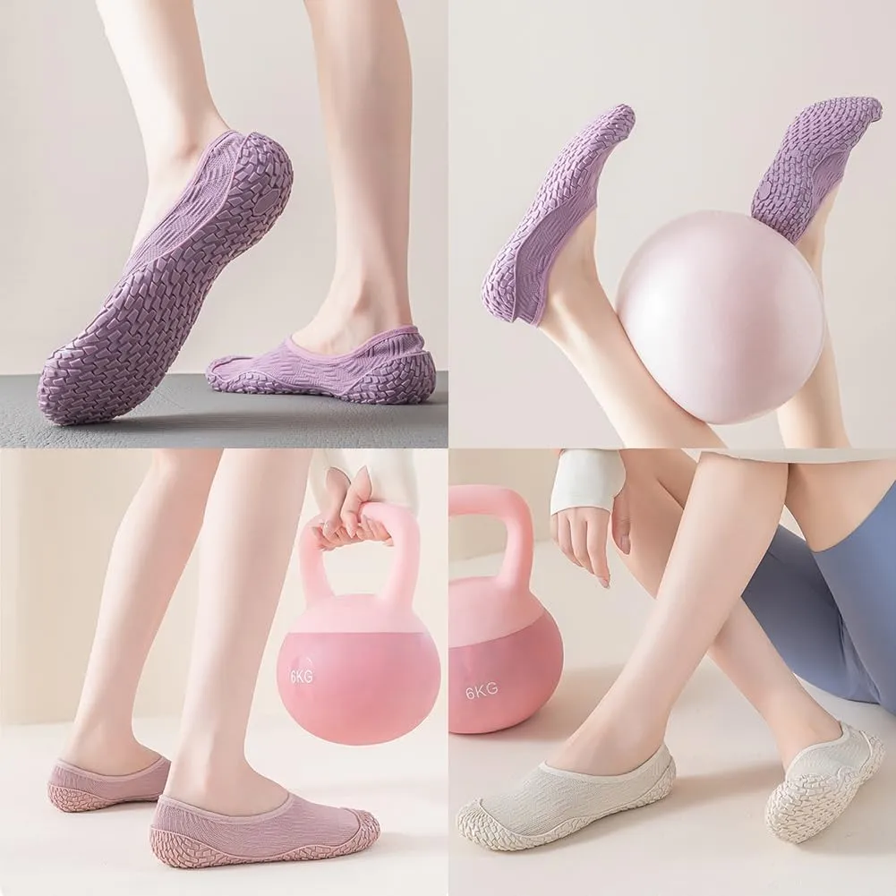 Barefoot Indoor Fitness Sneakers with Wide Toe Box Womens Training Minimalist Shoes Lightweight Sneakers for Gym, Pilates