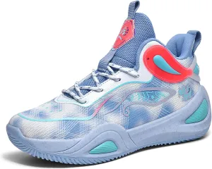 Basketball Shoes for Men Workout Non Slip Training Athletic Shoes High-Top Outdoor Sports Shoes Fashion Sneakers for Running