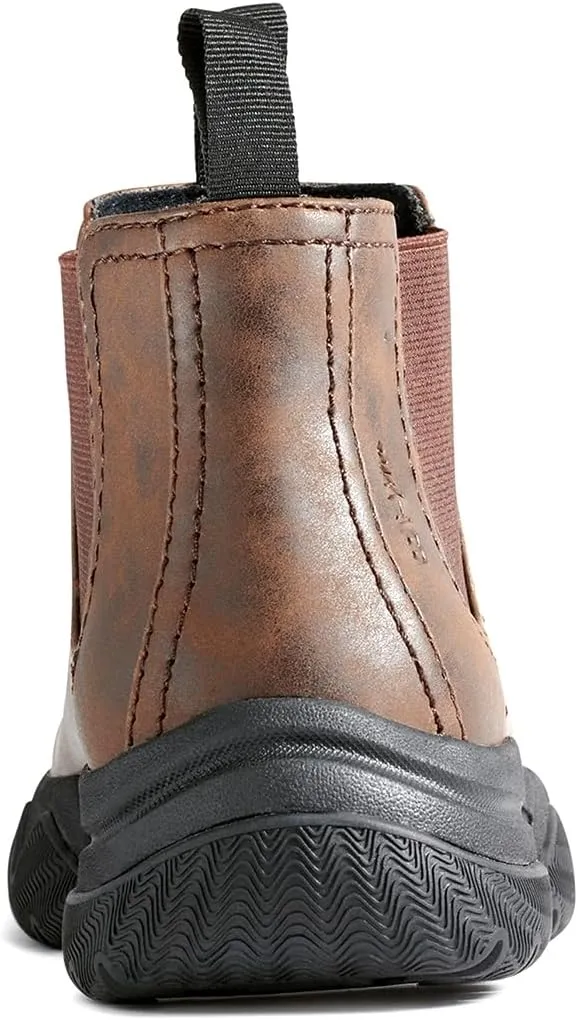 BASS OUTDOOR Women's Leather Slip on Cushioned Insole Water Resistant Boot Hiking