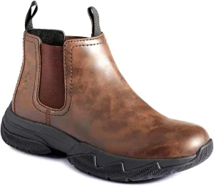 BASS OUTDOOR Women's Leather Slip on Cushioned Insole Water Resistant Boot Hiking