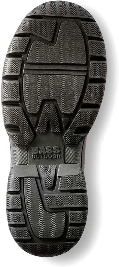 BASS OUTDOOR Women's Leather Slip on Cushioned Insole Water Resistant Boot Hiking