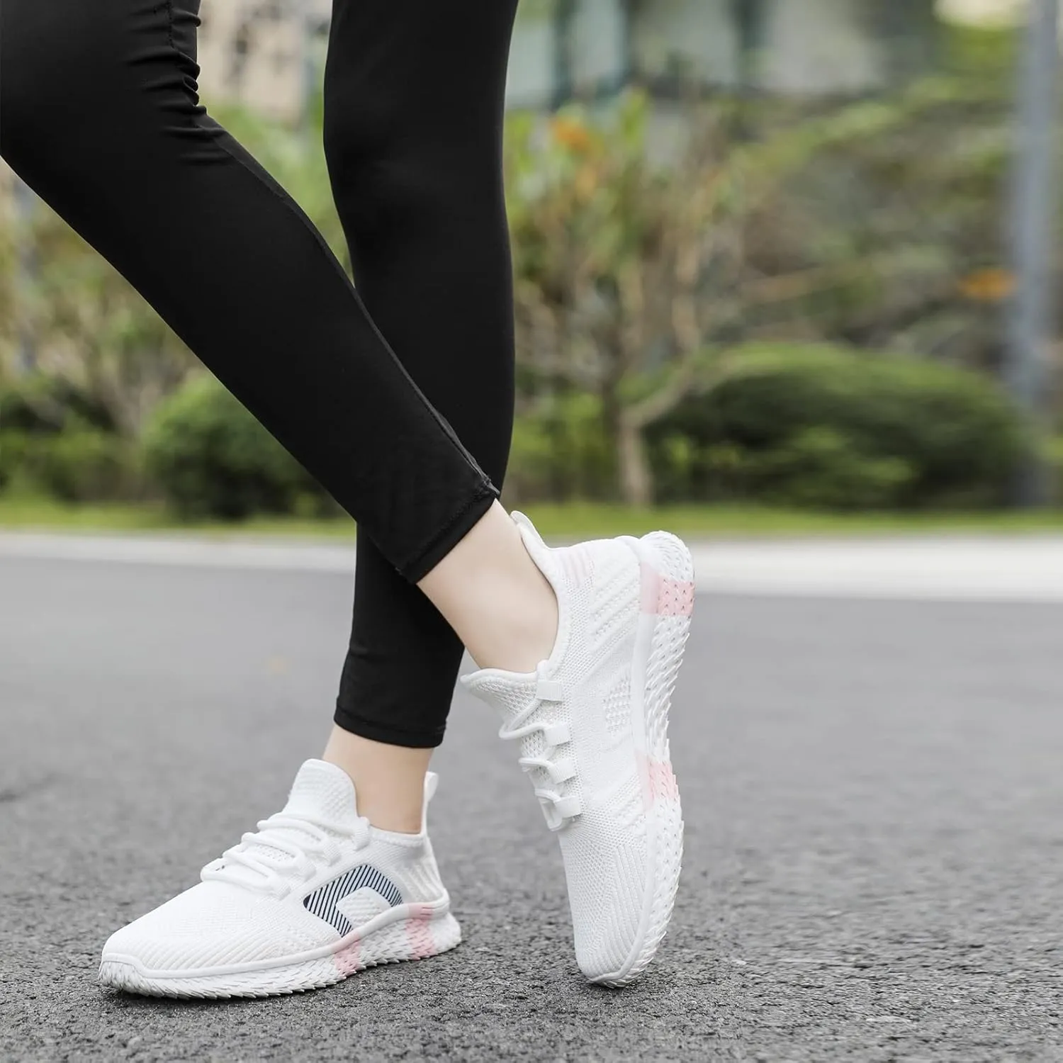 Beita Womens Running Shoes Non Slip Walking Sneakers Breathable Sports Shoes for Gym Travel Work