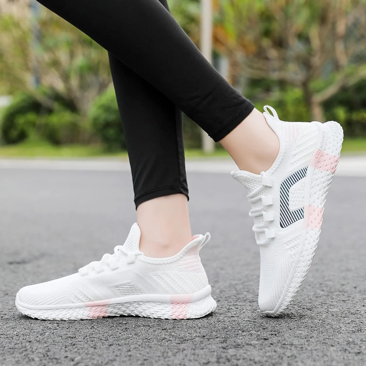 Beita Womens Running Shoes Non Slip Walking Sneakers Breathable Sports Shoes for Gym Travel Work
