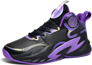 Boys Basketball Shoes Breathable Indoor Athletic Shoes Youth Outdoor Fashion Sneakers Comfortable Basketball Shoes for Girls