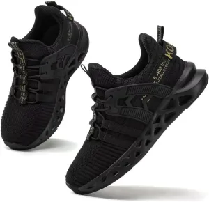 Boys Tennis Shoes Girls Kids Slip on Sneakers Lightweight Running Shoes for Athletic Walking