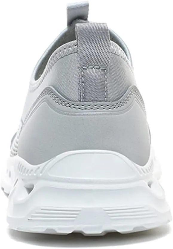 Breathable Diabetic Shoes for Men Lightweight Breathable Slip on Running Shoe Lightweight Elderly Slip on Shoes