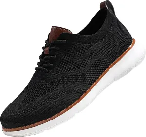 Breathable Men Running Shoes Fashion Mesh Breathable Lace up Casual Summer Comfortable Outdoor Walking Running Sneakers for Men