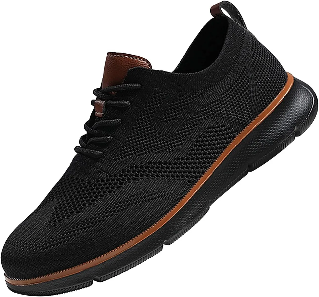 Breathable Men Running Shoes Fashion Mesh Breathable Lace up Casual Summer Comfortable Outdoor Walking Running Sneakers for Men