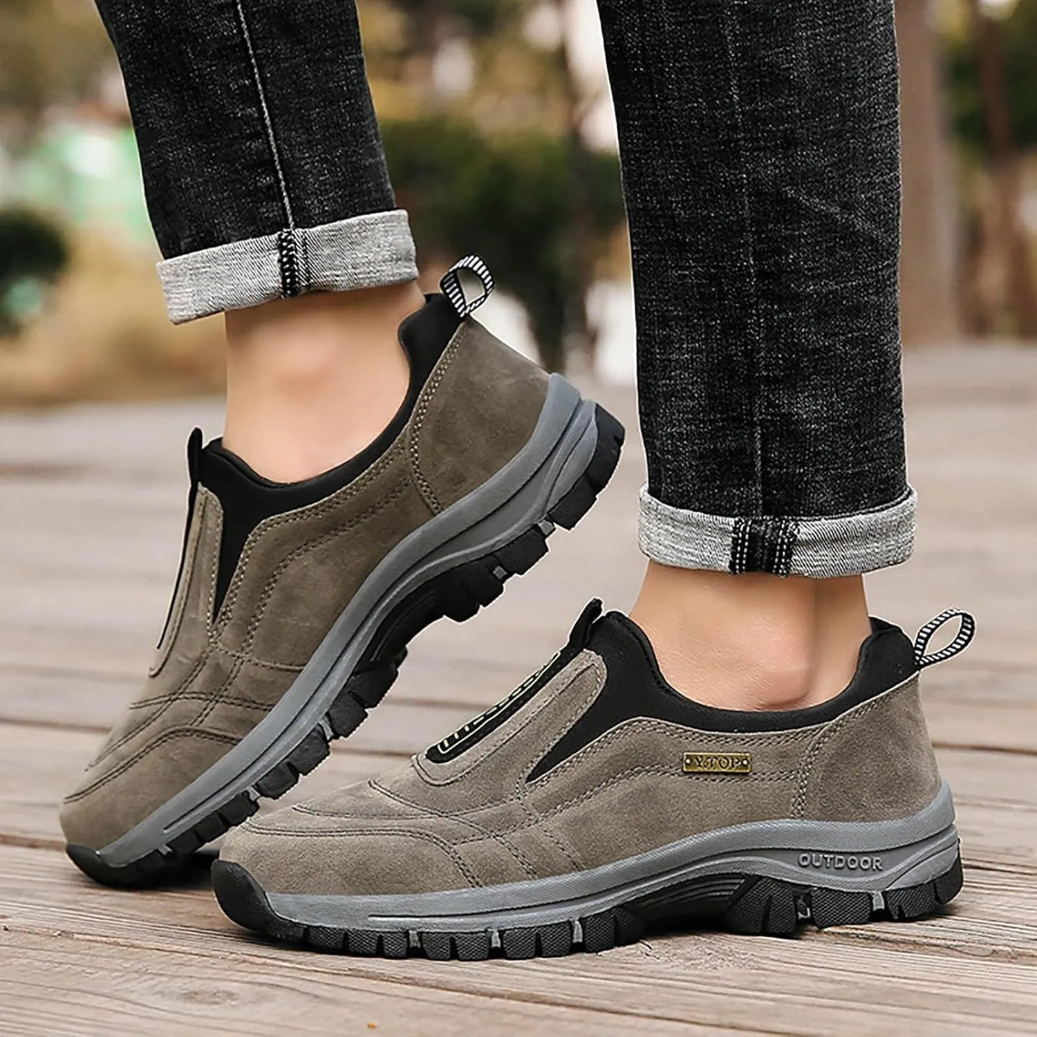 Breathable Slip on Shoes for Men Comfortable Breathable Slip on Sneaker Comfortable & Light-Weight Stretch Shoes