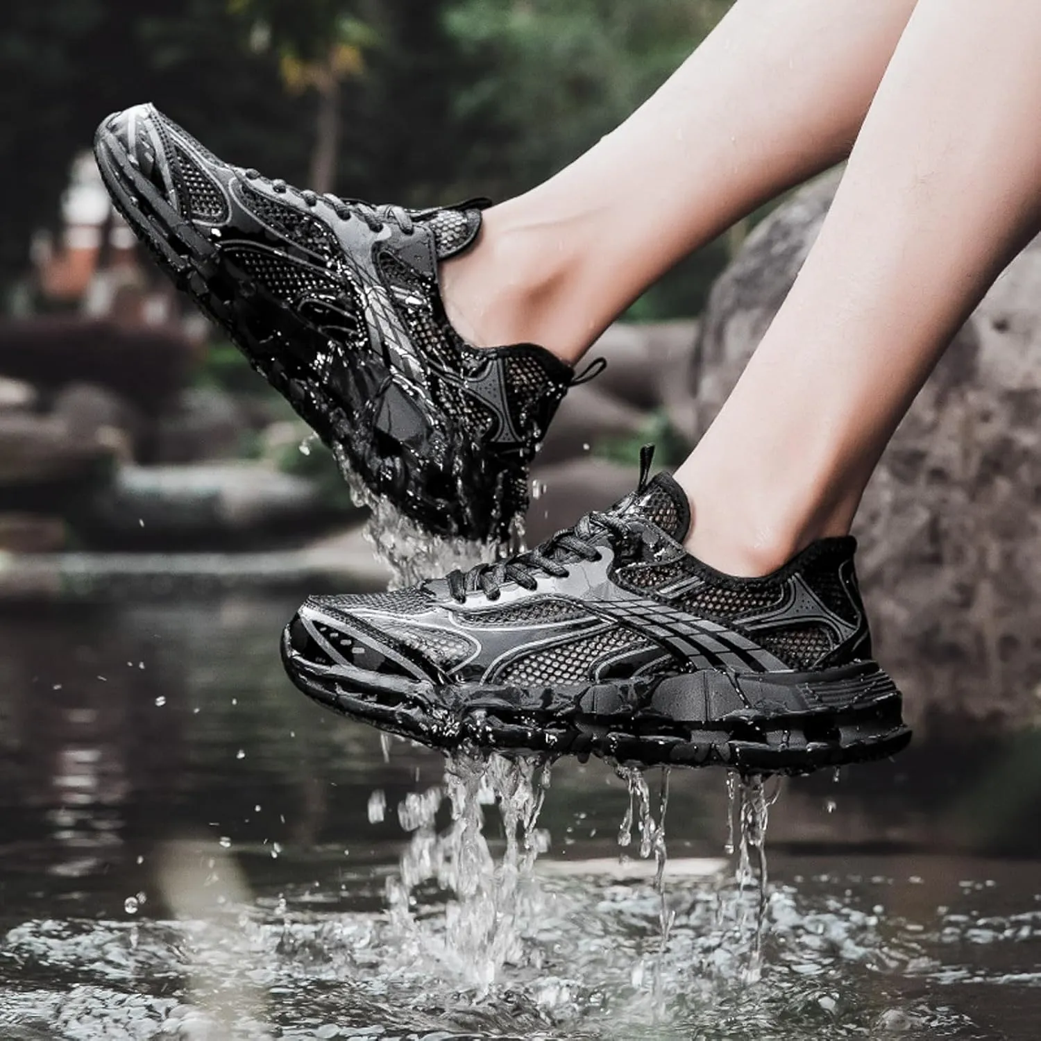 Breathable Walking Shoes for Men Comfortable Breathable Lightweight Tennis Shoe Men's Comfortable Canvas Shoes