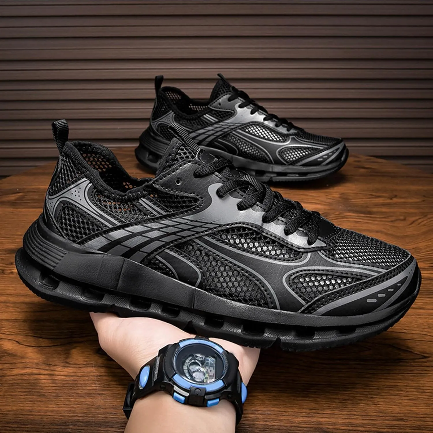 Breathable Walking Shoes for Men Comfortable Breathable Lightweight Tennis Shoe Men's Comfortable Canvas Shoes