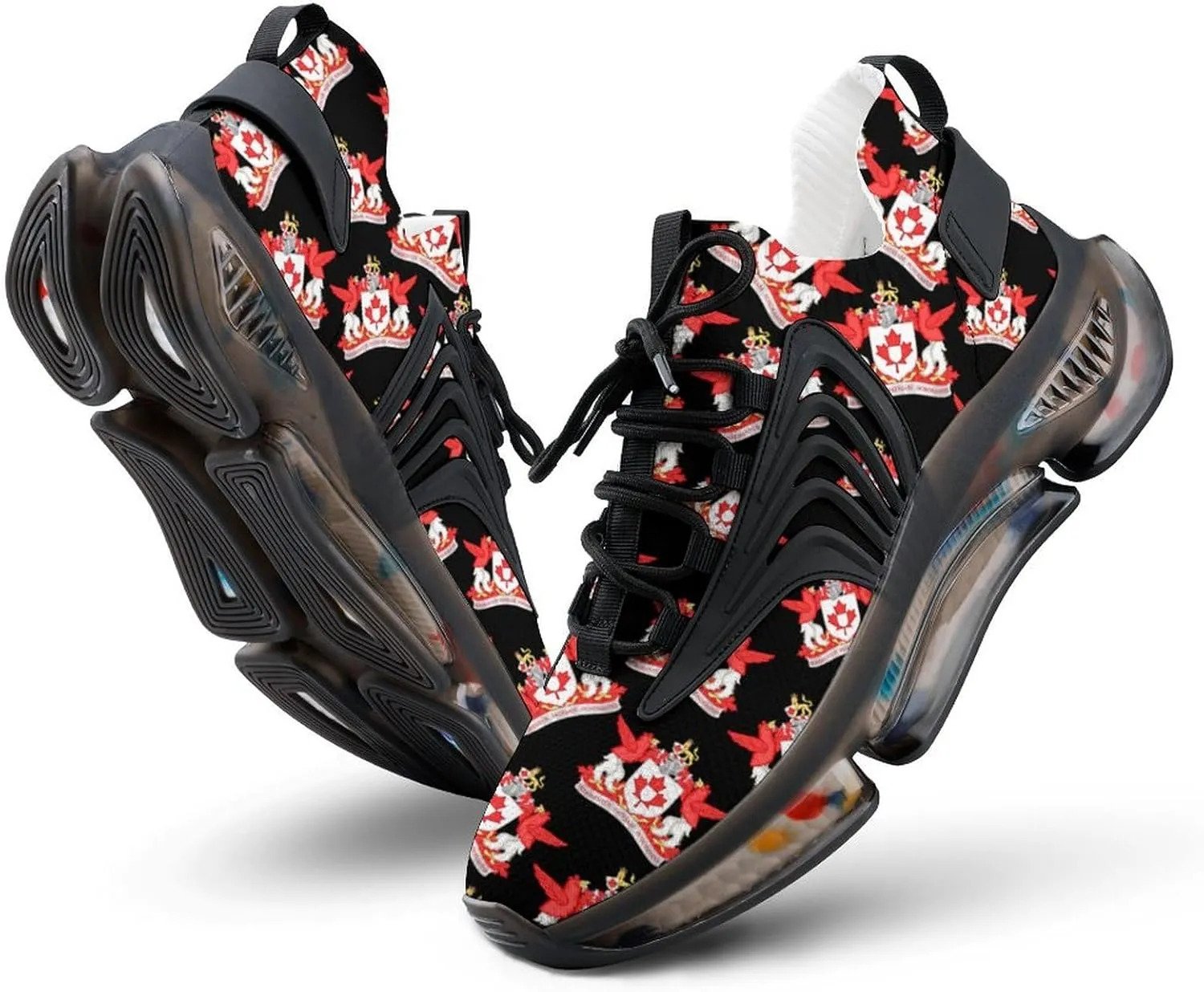 Canadian Heraldi Coat of Arms Men's Running Shoes Lightweight Walking Shoe Breathable Sneaker