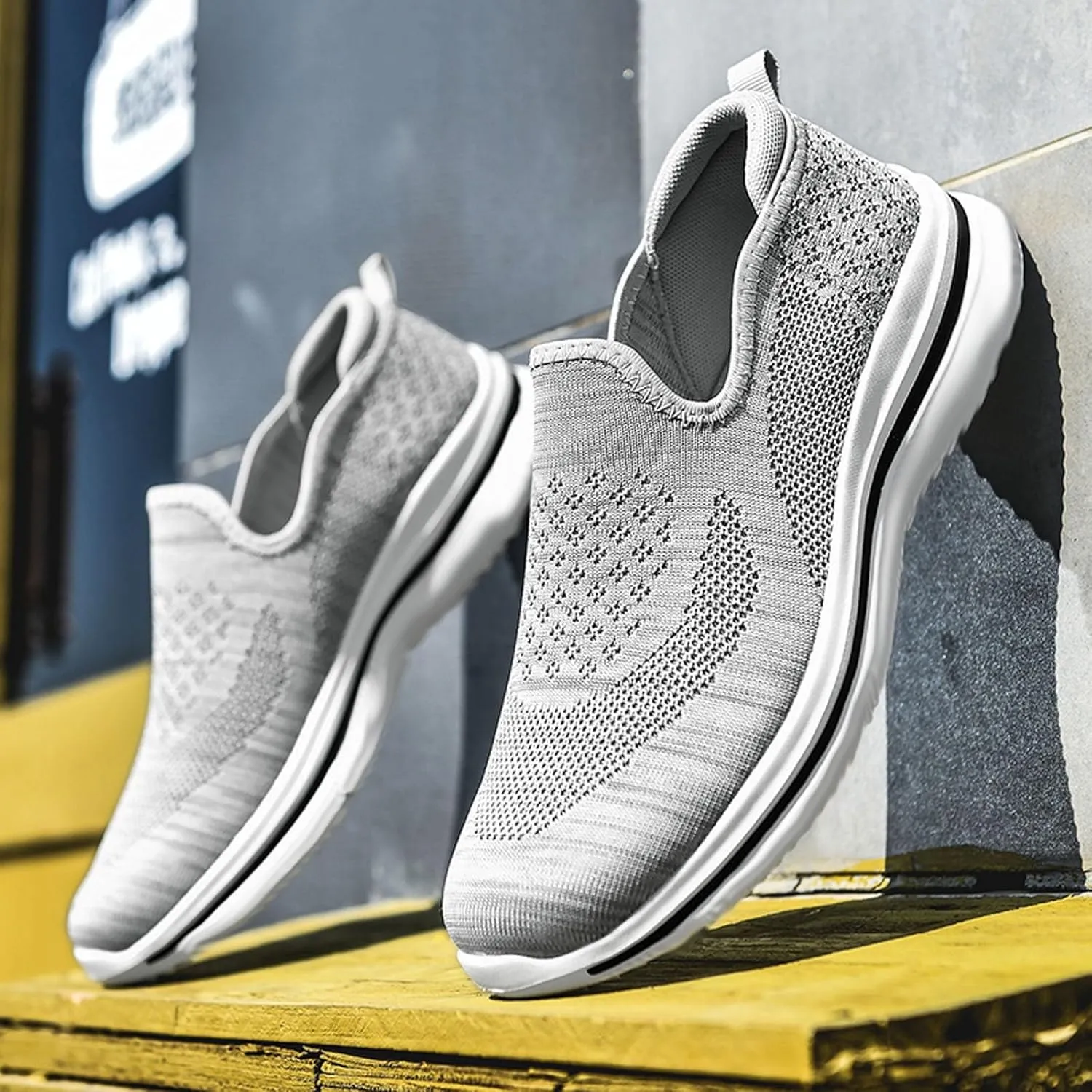 Casual Shoes Lace up Mens Large Size Loafers Outdoor Casual Running Shoes One Stirrup Loafers Sneakers