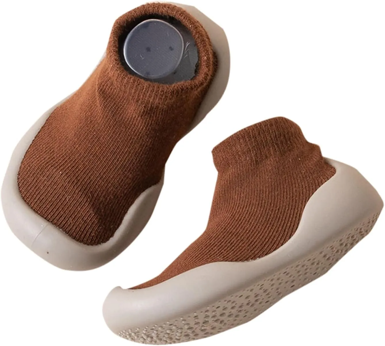 Cathalem Baby Sock Shoes Baby Walking Shoes Infant Breathable Slippers with Soft Rubber Sole Baby Boys Girls Slip On Sneakers