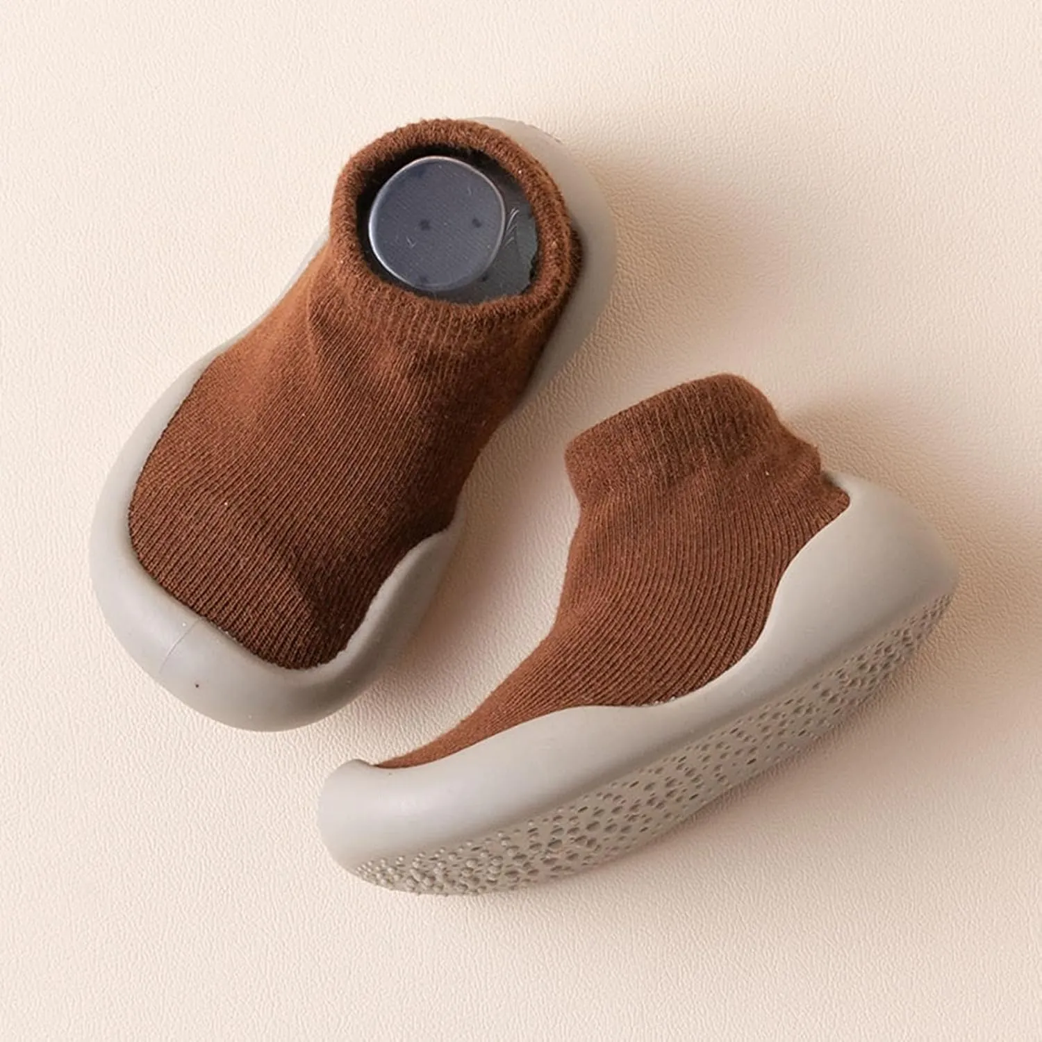 Cathalem Baby Sock Shoes Baby Walking Shoes Infant Breathable Slippers with Soft Rubber Sole Baby Boys Girls Slip On Sneakers
