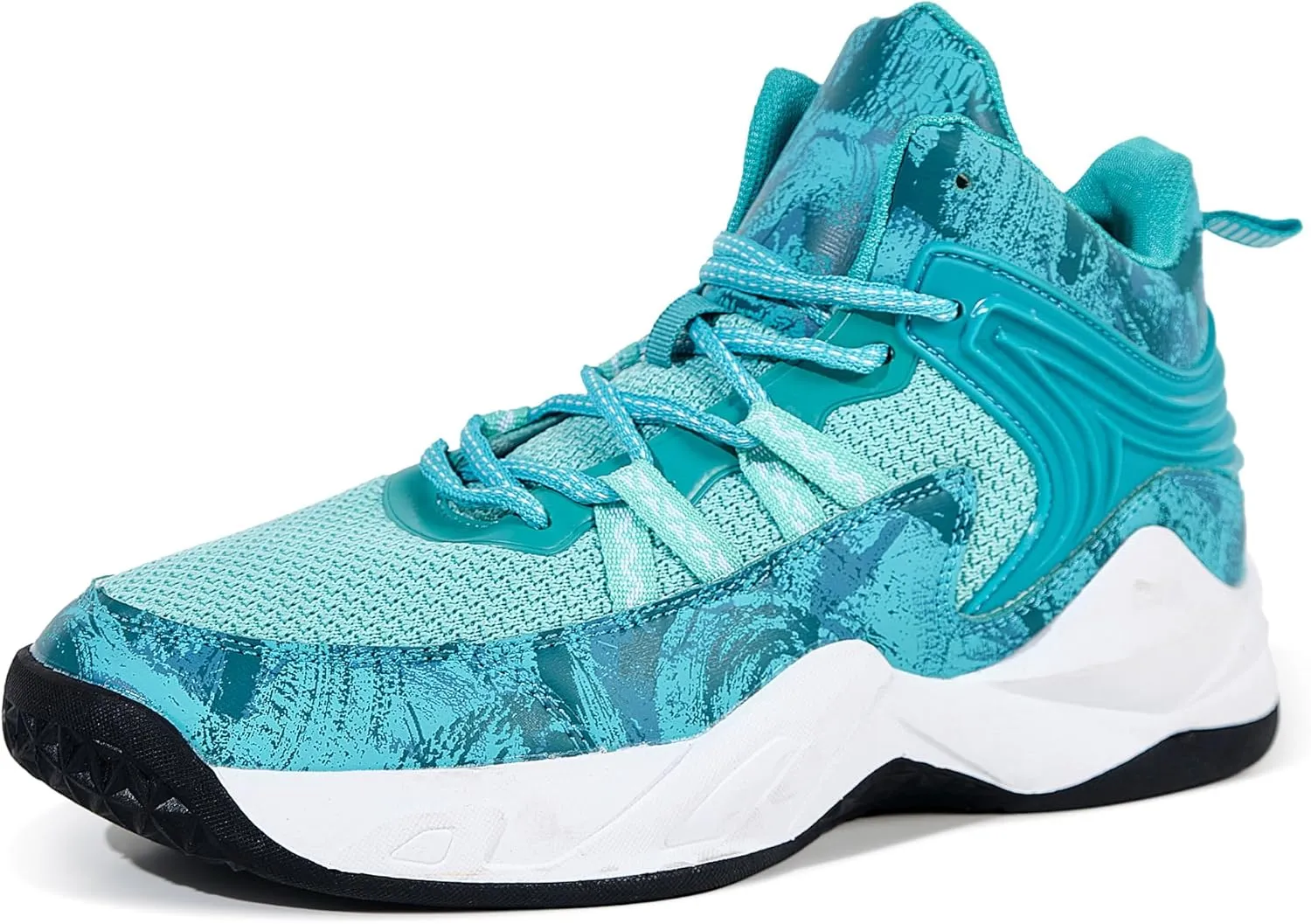 CJSPORX Men Women Basketball Shoes Breathable Non Slip Outdoor Fashion Sneakers